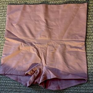 PINK COMPRESSION BOY SHORTS